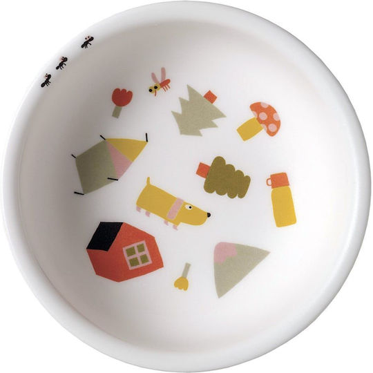 Petit Jour Paris Baby Food Bowl made of Melamine White