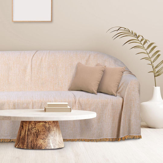 Das Home 0258 Ριχτάρι Διθέσιου Καναπέ 180x250εκ. Κίτρινο