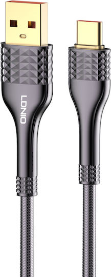 Ldnio USB 2.0 Cable USB-C male - USB-C 30W Γκρι 2m LS652