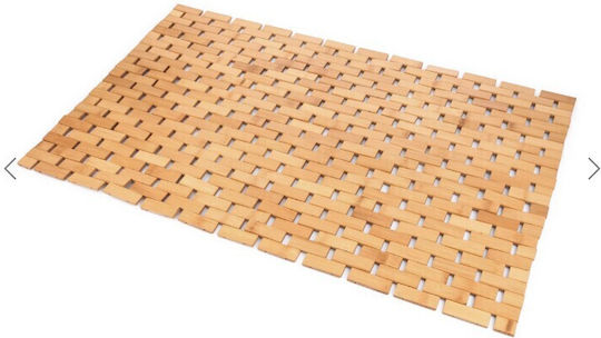 Бански Килим Дървен Кафяв 40x60см