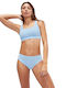 Speedo Bikini Set Sports Bra & Slip Bottom Blue