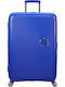 American Tourister Soundbox Spinner Exp Große Hartreisekoffer Cobalt Blau mit 4 Rädern Höhe 77cm