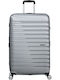 American Tourister Spinner Exp Große Hartreisekoffer Sky Silver mit 4 Rädern Höhe 78cm