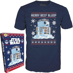 Funko Pop! Tees Movies: Star Wars - R2-D2 Snowman (S)