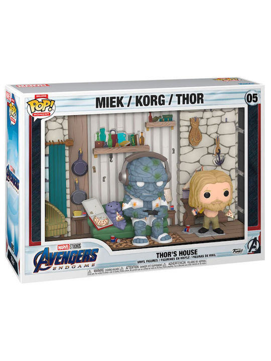 Funko Moment Deluxe: Marvel - Avengers Endgame - Thor’s House (Miek / Korg / Thor) 05