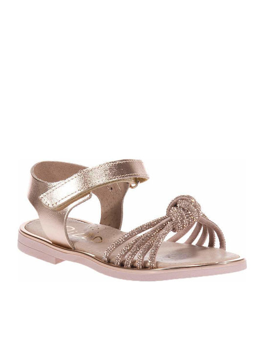 Ricco Mondo Παιδικά Πέδιλα Rose Gold