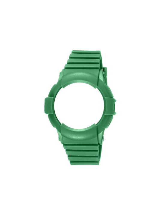 WATX & CO COWA2732 Curea de cauciuc Verde 49mm