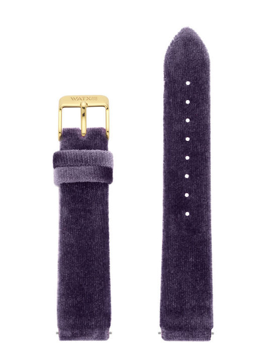 WATX & CO Leather Strap Purple 38mm