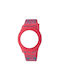 WATX & CO Καουτσούκ Λουράκι Ροζ 43mm