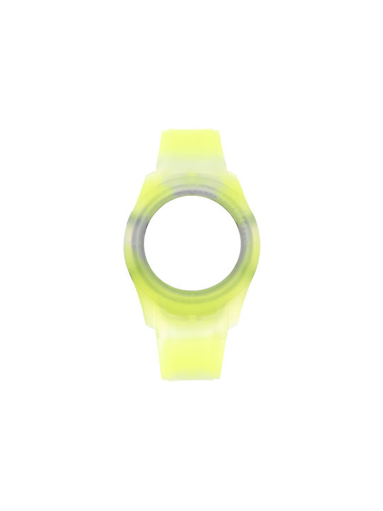 WATX & CO Rubber Strap Yellow 38mm