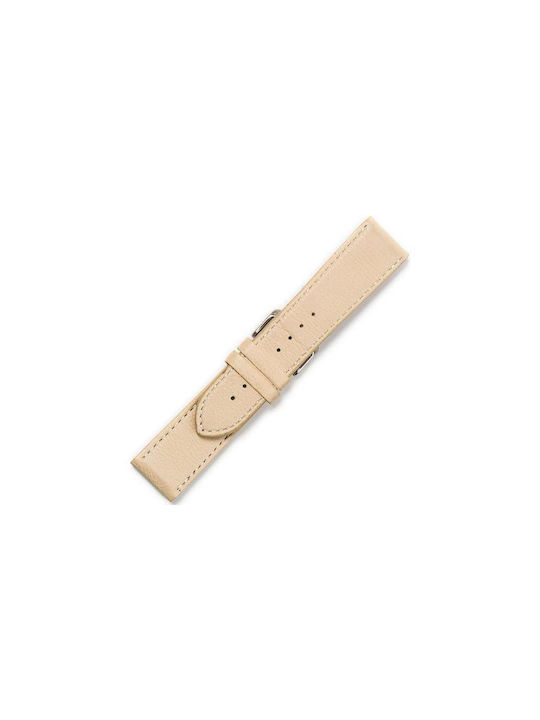 Leather Strap Beige 24mm