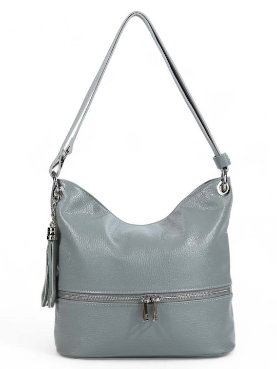 Passaggio Leather Leather Women's Bag Shoulder Gray