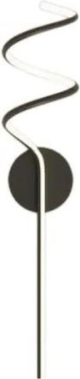 H23 Modern Wall Lamp with Integrated LED and Warm White Light Black 50x23x23cm