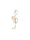 H11 Modern Wandleuchte mit Integrierte LED und Warmes Weiß Licht Gold 36x17x11cm