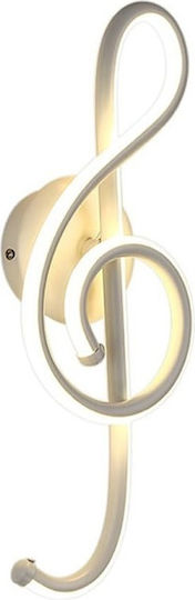 H11 Modern Wandleuchte mit Integrierte LED und Warmes Weiß Licht Gold 36x17x11cm