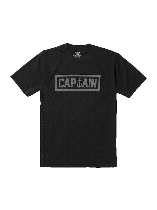 Captain Fin T-shirt Black
