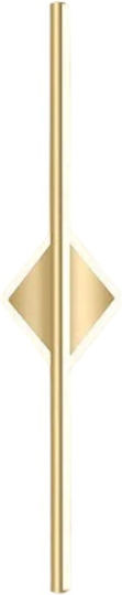 Modern Lamp Wall with Integrated LED and Warm White Light 60x13x8cm