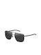 Porsche Design Men's Sunglasses with Gray Metal Frame and Black Polarized Lens p8963 a416