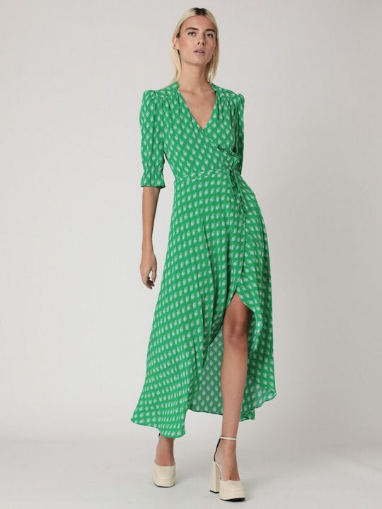 Berenice Maxi Φόρεμα Κρουαζέ Πράσινο