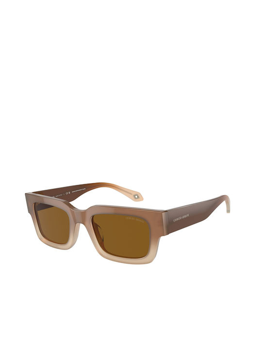 Giorgio Armani Sunglasses with Brown Plastic Frame and Brown Lens AR8184U 598133