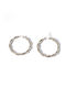 Earrings Hoops Knitted