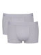 Sloggi Herren Boxershorts Gray mit Mustern 2Packung