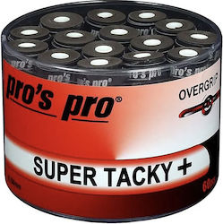 Pro's Pro Overgrip Μαύρα 60τμχ