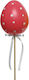 Dekorative Ostereier Weihnachtsstern Kunststoff Stick Fuchsia 12x15x60cm 306.007.0079.07