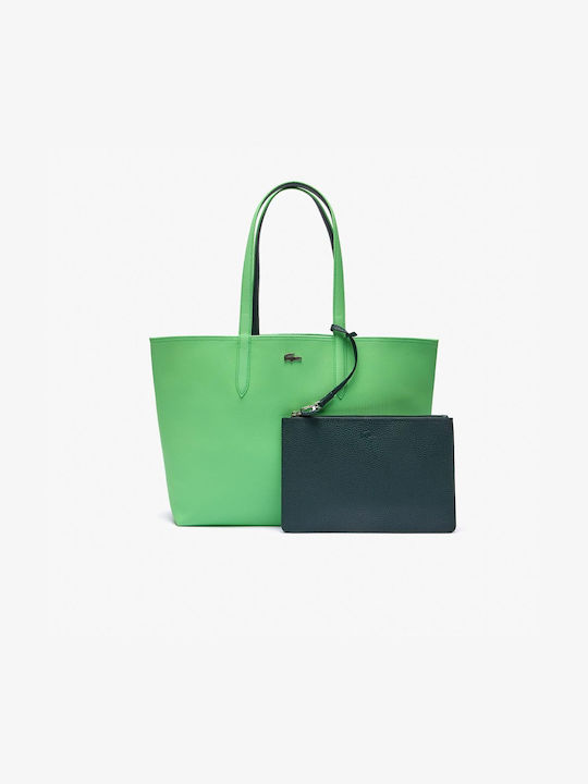 Lacoste Set Damen Tasche Shopper Schulter Grün