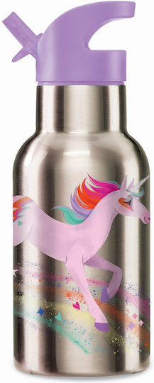 Stainless Bottle Unicorn Galaxy 19 Cm 400 Ml