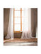 Gofis Home Grommet Curtain Combe Beige 140x280cm