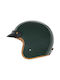 Nox N243 English Green Motorcycle Helmet Jet ECE 22.06 1050gr