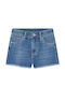 Șort/Salopetă Copii Denim Drop 3 A Line Albastru