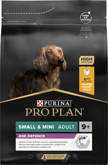 Pro Plan Age Defence 3kg Hrană Uscată pentru Câini Adulţi de Rase Mici cu Pui