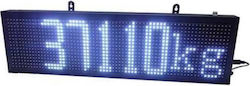 Semn LED rulant Cu o singură față 103x23cm Alb Semn LED rulant Cu o singură față 103x23cm Alb