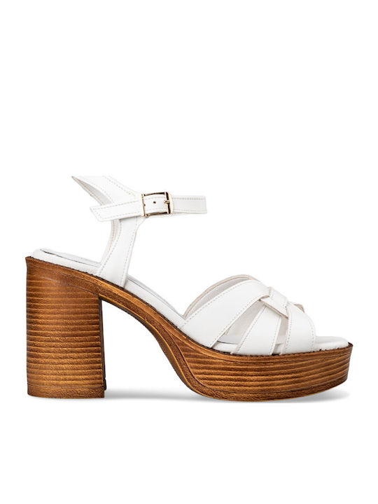 Sandalen Weiß