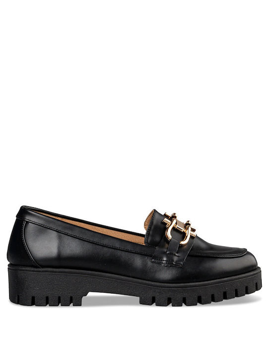 Envie Shoes Women's Loafers in Black Color