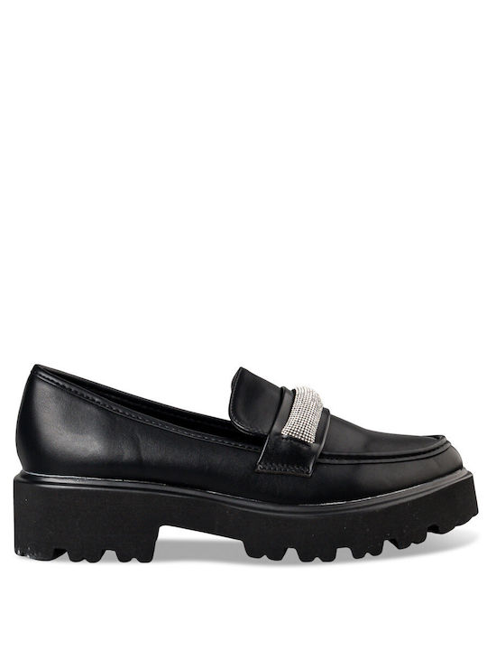 Envie Shoes Women's Loafers in Black Color