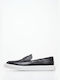 Boss Shoes Men's Leather Loafers Black