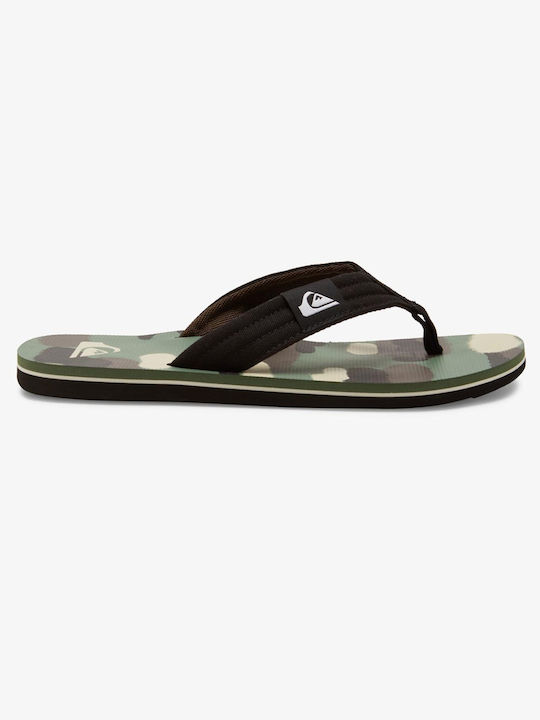 Quiksilver Molokai Layback Ii Men's Flip Flops Khaki