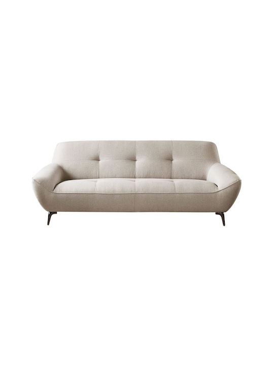 Pedro Three-Seater Fabric Sofa Mixed Beige Ε9416,31
