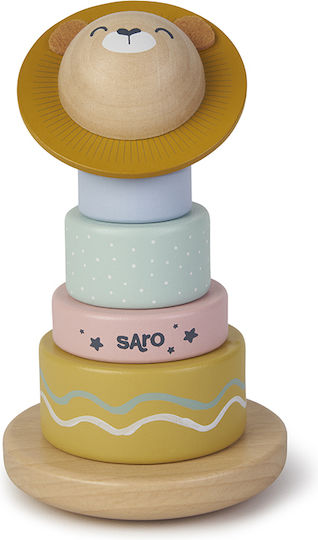 Wooden Stacking Game Lion 12+m Saro 3342