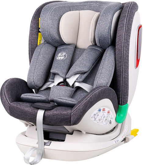 Buf Boof Platinum Deluxe Car Seat i-Size with Isofix Gray 0-36 kg