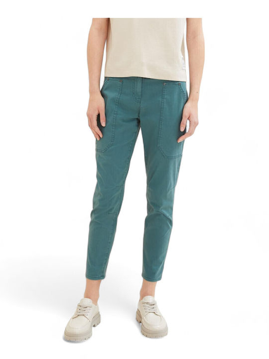 Tom Tailor Damen Stoffhose Grün Tom Tailor Damen Stoffhose Grün
