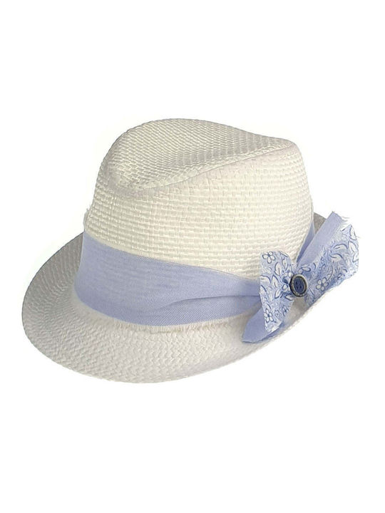 Designer's Cat Kinderhut Fedora Weiß