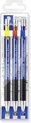 Set of 3 Staedtler Mars Micro 775 mechanical pencils