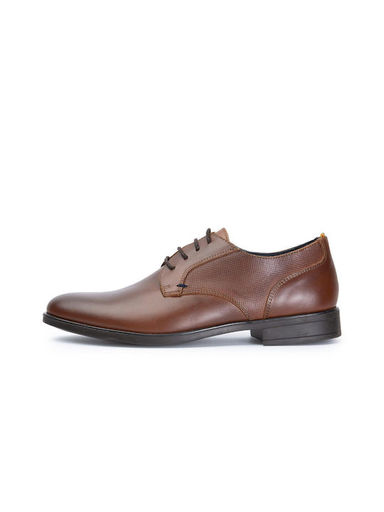 Dj.Santa Men's Leather Casual Shoes Brown