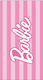 Barbie Kids Beach Towel Pink Barbie 140x70cm