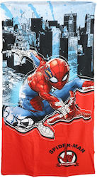 Marvel Παιδική Πετσέτα Θαλάσσης Κόκκινη Spiderman