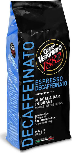 Caffe Vergnano 1882 Καφές Espresso Decaffeine σε Κόκκους 1kg